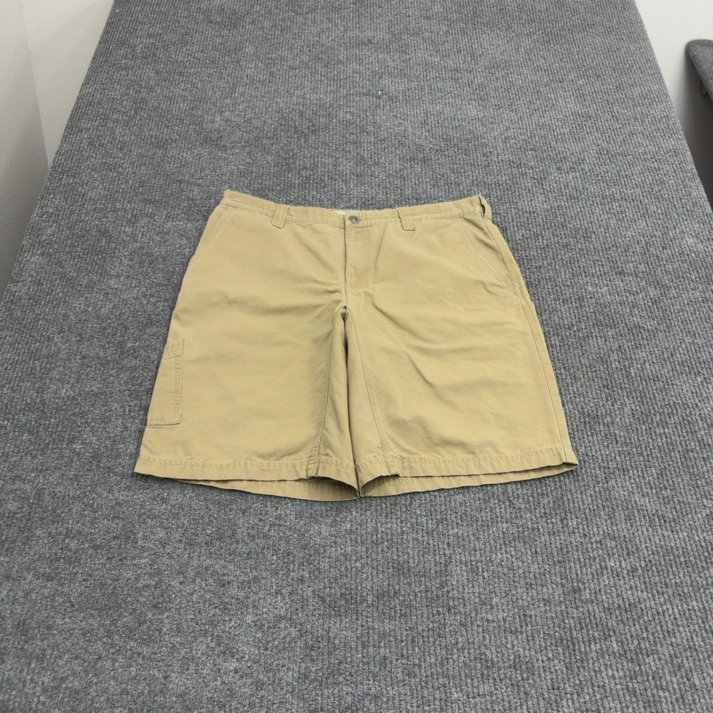 Columbia Shorts Mens 36 Tan Cotton Cargo Utility Outdoor Hiking Casual Gorpcore